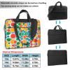 YYHWHJDE Cartoon color circle pattern Fashionable and ultra-thin shoulder laptop bag 13 inch Shockproof soft lining view 2