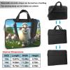 YYHWHJDE Cartoon lambs picture Fashionable and ultra-thin shoulder laptop bag 14 inch Shockproof soft lining view 2