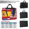 YYHWHJDE American Spain Flag picture Fashionable and ultra-thin shoulder laptop bag 15.6 inch Shockproof soft lining view 2