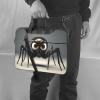 YYHWHJDE cartoon black spider picture Fashionable and ultra-thin shoulder laptop bag 14 inch Shockproof soft lining view 2