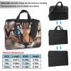 YYHWHJDE Lovely eyelashes pattern Fashionable and ultra-thin shoulder laptop bag 15.6 inch Shockproof soft lining view 2