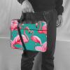 YYHWHJDE Lovely Pink Flamingos pattern Fashionable and ultra-thin shoulder laptop bag 13 inch Shockproof soft lining view 2