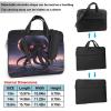 YYHWHJDE Alien squid pattern Fashionable and ultra-thin shoulder laptop bag 15.6 inch Shockproof soft lining view 2