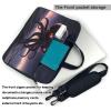 YYHWHJDE Alien squid pattern Fashionable and ultra-thin shoulder laptop bag 15.6 inch Shockproof soft lining view 3