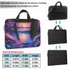 YYHWHJDE Holographic Dreams pattern Fashionable and ultra-thin shoulder laptop bag 13 inch Shockproof soft lining view 2