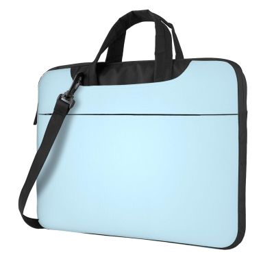 YYHWHJDE Solid color small fresh pattern Fashionable and ultra-thin shoulder laptop bag 15.6 inch Shockproof soft lining