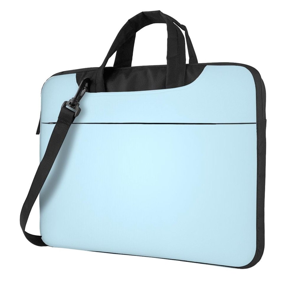 YYHWHJDE Solid color small fresh pattern Fashionable and ultra-thin shoulder laptop bag 15.6 inch Shockproof soft lining