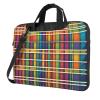 YYHWHJDE Rainbow Pattern pattern Fashionable and ultra-thin shoulder laptop bag 14 inch Shockproof soft lining view 1