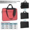 YYHWHJDE Red And White Polka Dots pattern Fashionable and ultra-thin shoulder laptop bag 13 inch Shockproof soft lining view 2