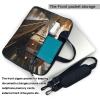 YYHWHJDE Diversified transportation picture Fashionable and ultra-thin shoulder laptop bag 15.6 inch Shockproof soft lining view 3