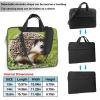 YYHWHJDE Hedgehog Polkadot pattern Fashionable and ultra-thin shoulder laptop bag 13 inch Shockproof soft lining view 2