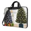 YYHWHJDE Star Christmas Tree pattern Fashionable and ultra-thin shoulder laptop bag 13 inch Shockproof soft lining view 1