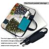 YYHWHJDE Star Christmas Tree pattern Fashionable and ultra-thin shoulder laptop bag 13 inch Shockproof soft lining view 3