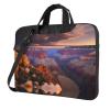 YYHWHJDE Beauty Grand Canyon pattern Fashionable and ultra-thin shoulder laptop bag 13 inch Shockproof soft lining view 1