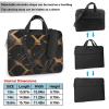 YYHWHJDE Black Gold Marble pattern Fashionable and ultra-thin shoulder laptop bag 14 inch Shockproof soft lining view 2