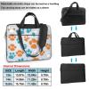 YYHWHJDE Animal Pet Paw pattern Fashionable and ultra-thin shoulder laptop bag 14 inch Shockproof soft lining view 2