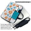 YYHWHJDE Animal Pet Paw pattern Fashionable and ultra-thin shoulder laptop bag 14 inch Shockproof soft lining view 3