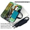 YYHWHJDE crocodile open mouth pattern Fashionable and ultra-thin shoulder laptop bag 13 inch Shockproof soft lining view 3