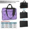 YYHWHJDE marble purple pattern Fashionable and ultra-thin shoulder laptop bag 13 inch Shockproof soft lining view 2
