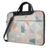 YYHWHJDE Water mills of marble texture picture Fashionable and ultra-thin shoulder laptop bag 13 inch Shockproof soft lining view 1