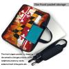 YYHWHJDE vintage wooden maryland flag pattern Fashionable and ultra-thin shoulder laptop bag 15.6 inch Shockproof soft lining view 3