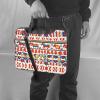 YYHWHJDE Runner Swedish Dala Horse Folk pattern Fashionable and ultra-thin shoulder laptop bag 13 inch Shockproof soft lining view 2