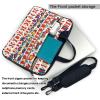 YYHWHJDE Runner Swedish Dala Horse Folk pattern Fashionable and ultra-thin shoulder laptop bag 13 inch Shockproof soft lining view 4