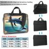YYHWHJDE Elegant dolphin pattern Fashionable and ultra-thin shoulder laptop bag 14 inch Shockproof soft lining view 2