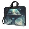 YYHWHJDE Alien Smoke pattern Fashionable and ultra-thin shoulder laptop bag 13 inch Shockproof soft lining view 1