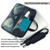 YYHWHJDE Alien Smoke pattern Fashionable and ultra-thin shoulder laptop bag 13 inch Shockproof soft lining view 3