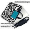 YYHWHJDE Cow Fur Print pattern Fashionable and ultra-thin shoulder laptop bag 13 inch Shockproof soft lining view 3