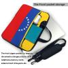 YYHWHJDE Flag of Venezuela pattern Fashionable and ultra-thin shoulder laptop bag 14 inch Shockproof soft lining view 3