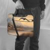 YYHWHJDE Hunting Flying Wild Ducks pattern Fashionable and ultra-thin shoulder laptop bag 13 inch Shockproof soft lining view 2