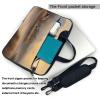 YYHWHJDE Hunting Flying Wild Ducks pattern Fashionable and ultra-thin shoulder laptop bag 13 inch Shockproof soft lining view 4