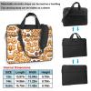 YYHWHJDE Cookies Food Chocolate Chip Biscuits pattern Fashionable and ultra-thin shoulder laptop bag 13 inch Shockproof soft lining view 2