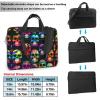 YYHWHJDE Colored skull picture Fashionable and ultra-thin shoulder laptop bag 13 inch Shockproof soft lining view 2