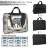 YYHWHJDE Stylish Boho Map Elephant pattern Fashionable and ultra-thin shoulder laptop bag 13 inch Shockproof soft lining view 2