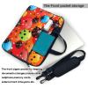 YYHWHJDE Ladybugs Cartoon Pattern picture Fashionable and ultra-thin shoulder laptop bag 14 inch Shockproof soft lining view 3