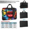 YYHWHJDE Colorful Lips picture Fashionable and ultra-thin shoulder laptop bag 13 inch Shockproof soft lining view 2