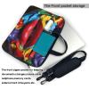 YYHWHJDE Colorful Lips picture Fashionable and ultra-thin shoulder laptop bag 13 inch Shockproof soft lining view 3