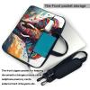 YYHWHJDE Colorful Elephant picture Fashionable and ultra-thin shoulder laptop bag 13 inch Shockproof soft lining view 3