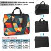 YYHWHJDE Abstract Geometric Pattern picture Fashionable and ultra-thin shoulder laptop bag 14 inch Shockproof soft lining view 2