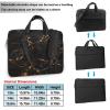 YYHWHJDE black marble texture gold picture Fashionable and ultra-thin shoulder laptop bag 13 inch Shockproof soft lining view 2