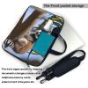 YYHWHJDE Ringtailed Lemur pattern Fashionable and ultra-thin shoulder laptop bag 13 inch Shockproof soft lining view 4