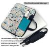 YYHWHJDE Terrazzo Marble Pastel pattern Fashionable and ultra-thin shoulder laptop bag 13 inch Shockproof soft lining view 3