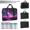 YYHWHJDE Purple Star Sky pattern Fashionable and ultra-thin shoulder laptop bag 13 inch Shockproof soft lining view 2