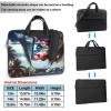 YYHWHJDE puerto rico wallpaper flag picture Fashionable and ultra-thin shoulder laptop bag 14 inch Shockproof soft lining view 2