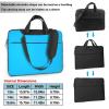 YYHWHJDE Solid color light blue pattern Fashionable and ultra-thin shoulder laptop bag 13 inch Shockproof soft lining view 2