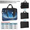 YYHWHJDE Blue starry sky pattern Fashionable and ultra-thin shoulder laptop bag 15.6 inch Shockproof soft lining view 2