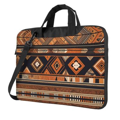 YYHWHJDE African National Patterns pattern Fashionable and ultra-thin shoulder laptop bag 13 inch Shockproof soft lining